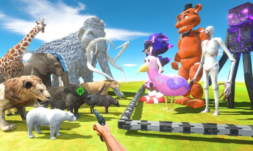 FPS Avatar Rescues Evil Monsters and Fights Animals - Animal Revolt Battle Simulator