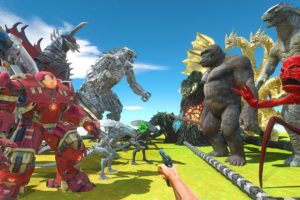 FPS Avatar Rescues Kaiju Monsters and Fights Mecha Monsters - Animal Revolt Battle Simulator