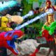 FPS Avatar in Jurassic Park Rescues Super Heroes and Fights Dinosaurs-Animal Revolt Battle Simulator