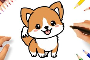 HOW TO DRAW A CUTE PUPPY EASY🐕