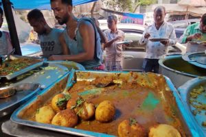 Ki khaben Dada ? Macher Dim Bhaat 40 Rupee | Indian Street Food