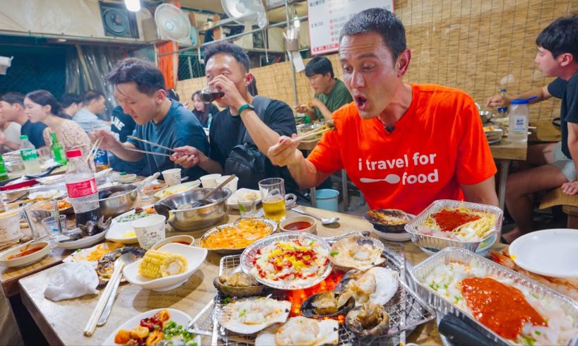 Korean Street Food - EXTREME SEAFOOD + Must Eat Food in Busan, South Korea!! 🇰🇷