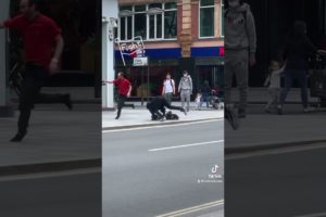 London street fight, central london