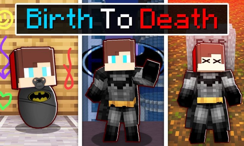 Maizen BIRTH to DEATH of BATMAN in Minecraft! - Parody Story(JJ and Mikey TV)
