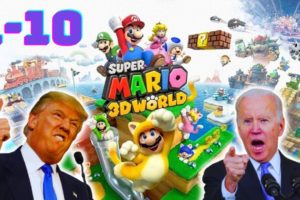 Presidents Play Super Mario 3D World 1-10 (COMPILATION)