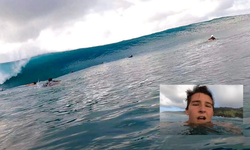Scary day at Pipeline *Almost Drowned* (Raw Footage)