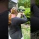 Woman Rescues Squirrel Stuck In Bird Feeder