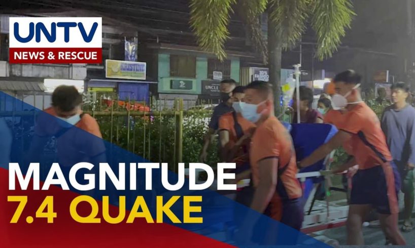 2, patay; 3, sugatan matapos tumama ang Magnitude 7.4 na lindol sa Surigao del Sur