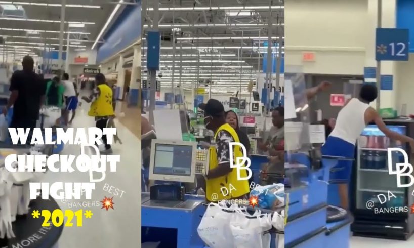 *CRAZY* WALMART CHECKOUT FIGHT (2021) | PUBLIC FIGHTS 2021 | STREET FIGHTS 2021