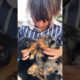 Cutest puppies playing with lovely kid #dog #trending #puppy #dogshorts #doglover #viralvideo #funny