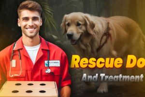Dog rescue  and  treatment at home || dog rescue videos transformation