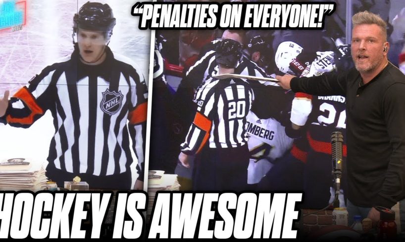 Every Player Gets A Penalty, Commentator Eats A Puck, & A Feel Good Story | Hockey Is AWESOME