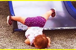 Funny Babies Playing Slide Fails - Cute Baby Videos