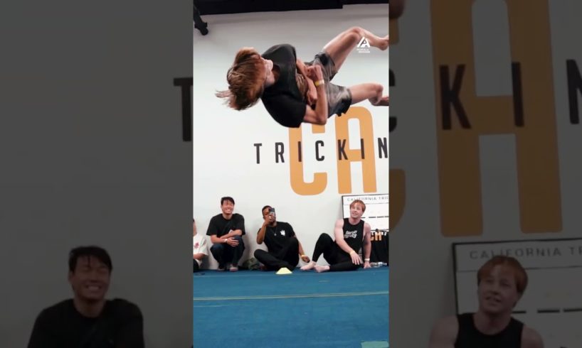 Guy Pulls Off Incredible Feat of 24 Simultaneous Backflips | People Are Awesome