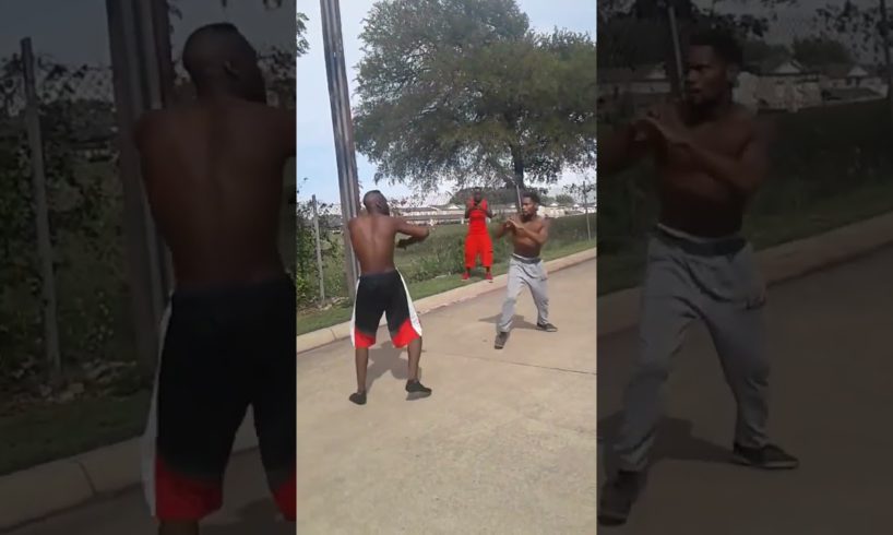 Hood fight(luck vs jc)north Dallas projects