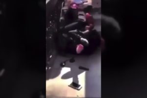 Hood girl fights cop