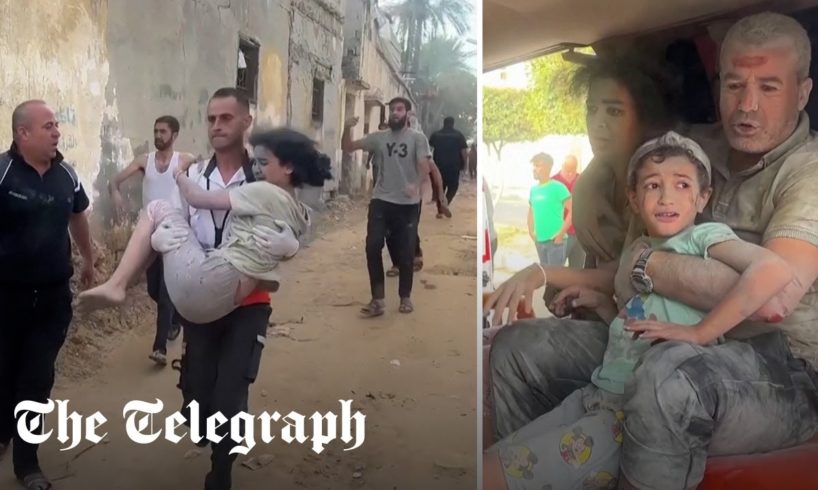 'I'm the only one left': Gaza civilians pulled from rubble after Israel airstrikes
