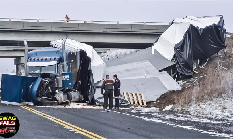 Insane Truck Crash Compilation | Idiots At Works, Idiots In Cars