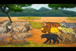 MODERN BIG CATS VS PREHISTORIC BIG CATS - RUMBLE - ANIMATION