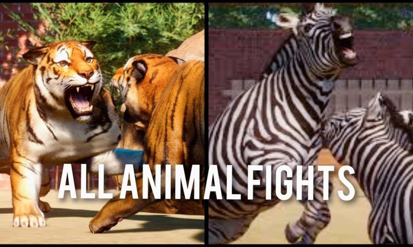 Planet Zoo: (Update 1.16) ALL ANIMAL FIGHTS