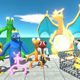 Rainbow Friends Rescues Pokemon Team and Fight - Animal Revolt Battle Simulator