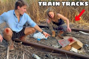 WE FOUND ANIMALS DUMPED on the TRAIN-TRACKS !