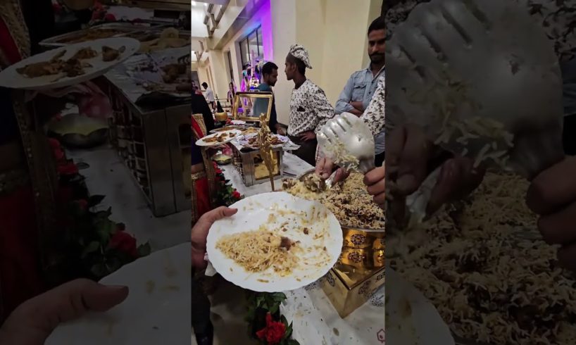 Wedding Biryani Madness #ashortaday #muttonbiryani #streetfood