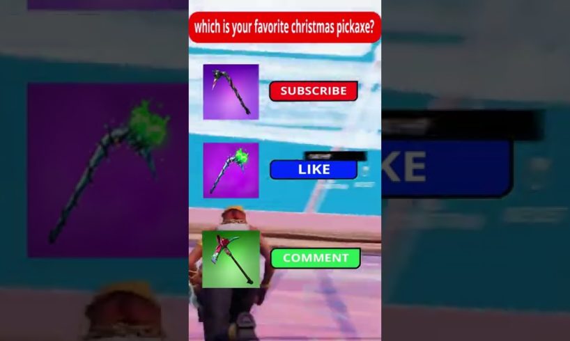 Which is your Favorite Chrismas Pickaxe 🎄 #fortnite #fortnitepickaxe #fortniteog #fortniteshorts