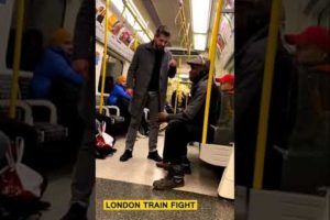 london train fight #shorts #reels #railway