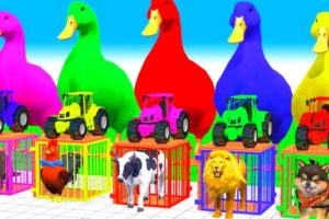 5 Giant Duck, Monkey, Cow, piglet, chicken, mammoth, sheep, zebra, Transfiguration funny animal 2024