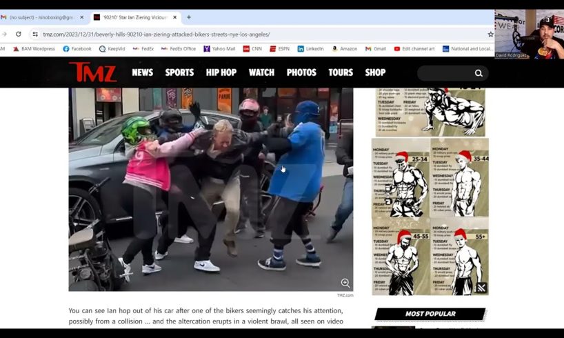 90210 Star Ian Ziering Gets Jumped..By An LA Biker Gang? WTF?!