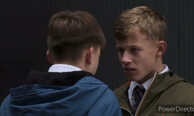 Coronation Street - Liam and Dylan Fight At The School (22nd January 2024)