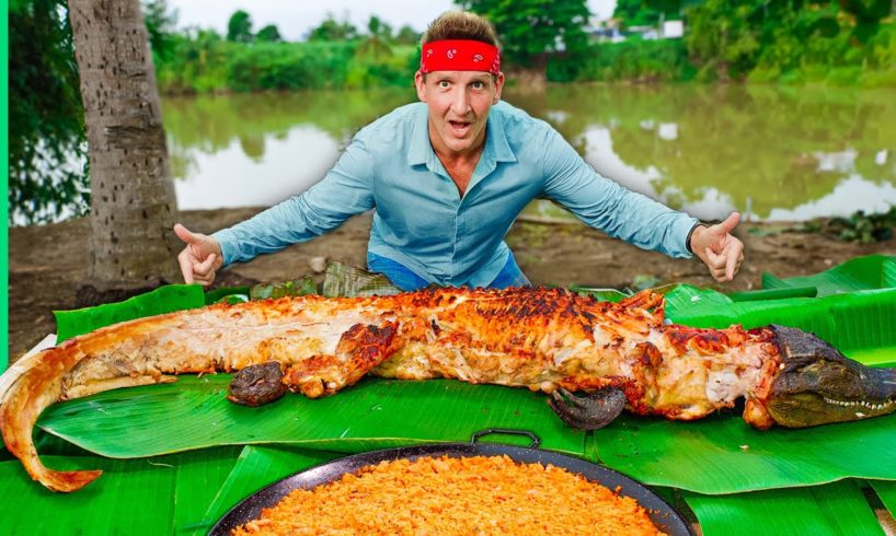 Crocodile Lechon!! Puerto Rico's Most Outrageous Food!!