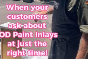 DEMO WHEN PEOPLE ARE AMAZED AT IOD PAINT INLAYS! “That is awesome, where do you buy these from?” 😀
