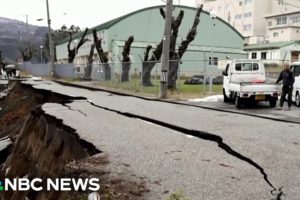 Earthquakes in Japan leave at least three dead and thousands without power