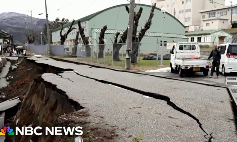 Earthquakes in Japan leave at least three dead and thousands without power