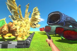 FPS Avatar Rescues Gold Team and Fights Bloop Team - Animal Revolt Battle Simulator