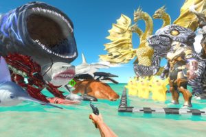 FPS Avatar Rescues Lightning Monsters and Fights Sea Monsters - Animal Revolt Battle Simulator
