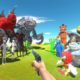 FPS Avatar Rescues Rainbow Friends and Fights Titanus Red - Animal Revolt Battle Simulator
