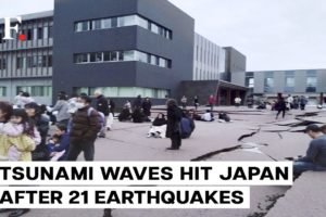 First Tsunami Waves Hit Japan After 7.6 Magnitude Earthquake