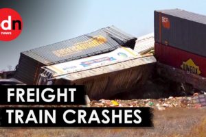 Giant Freight Train Crashes and Derails in Rural Australia