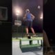 Guy Lands Basketballs Into Hoop While Standing on Balance Board