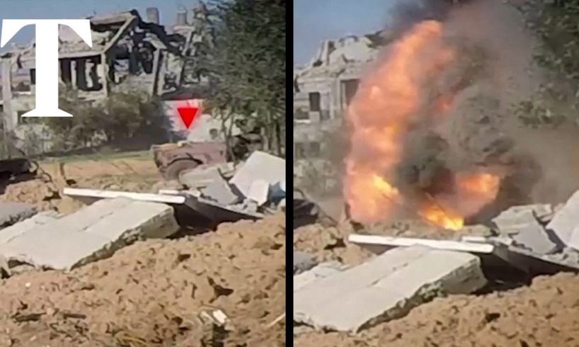 Hamas video claims to show attacks on Israeli vehicles in Gaza