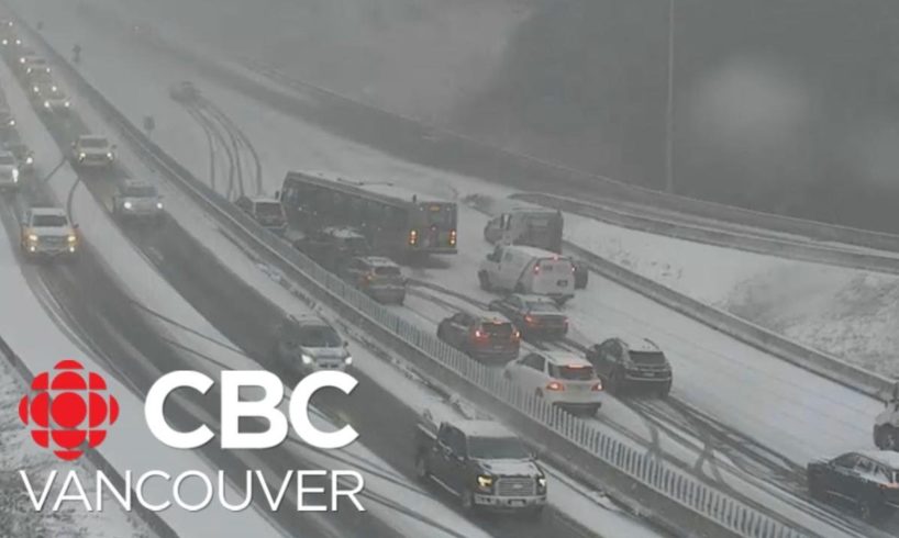 Heavy snow hits Metro Vancouver