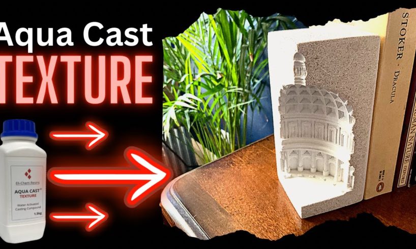 INTRODUCING Aqua Cast TEXTURE - This is AWESOME! - Casting Bookends #aquacast
