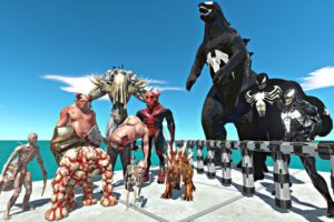 Infernals Rescues Venom Godzilla, Venom Evolution and Fight  - Animal Revolt Battle Simulator