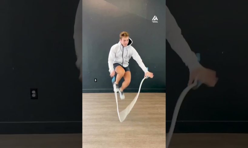 Jump Rope Artist Displays Amazing New Combo of Tricks