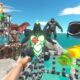 Parkour ZigZag Rescues Bloop Family, Jumping in Lake with Godzilla - Animal Revolt Battle Simulator