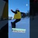 Person Executes Multiple Tricks While Snowboarding