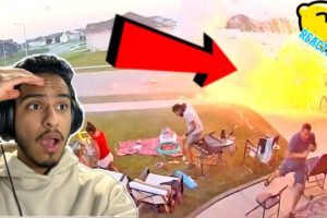 REACTING TO NEAR DEATH MOMENTS CAUGHT ON CAMERA!!!